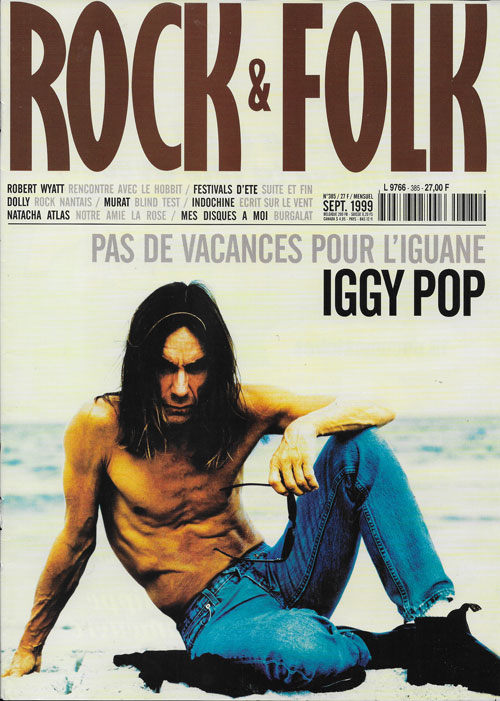 Rock & Folk n 385 Septembre 1999 Iggy Pop cover