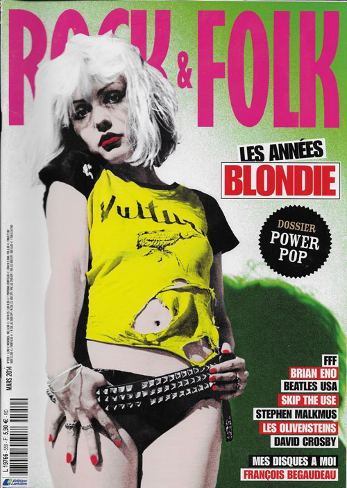 Rock & Folk n 559 Mars 2014 Debbie Harry Blondie cover