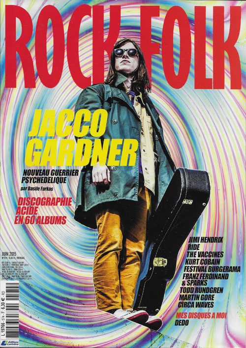 Rock & Folk n 574 - Juin 2015 Jacco Gardner cover