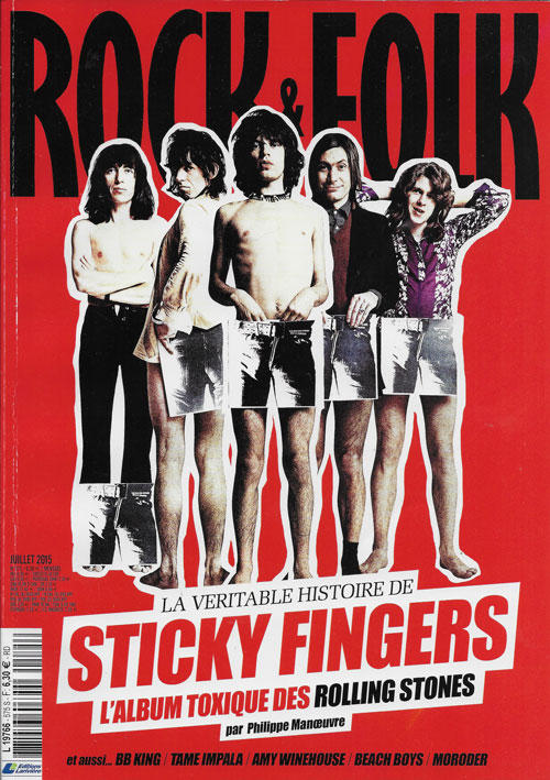 Rock & Folk n 575 - Juillet 2015 The Rolling Stones cover