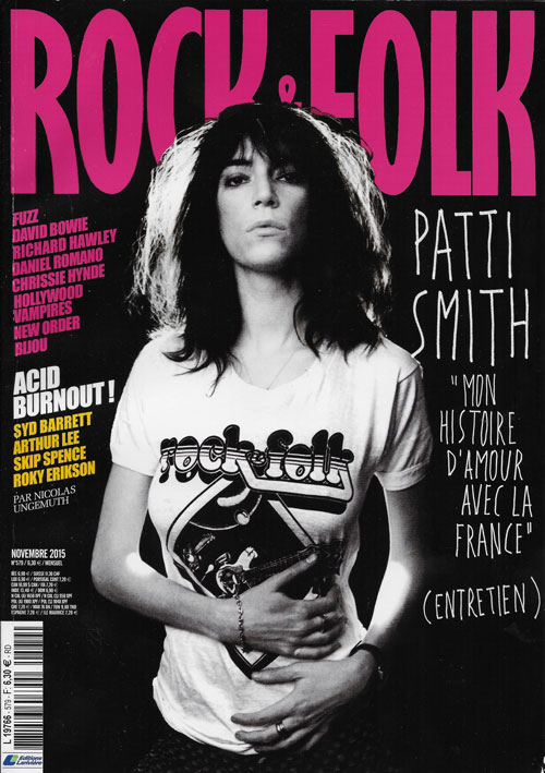 Rock & Folk n 579 - Novembre 2015 Patti smith cover