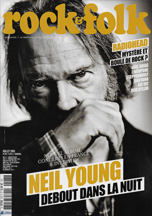 Rock & Folk n 587 - Juillet 2016 Neil Young cover