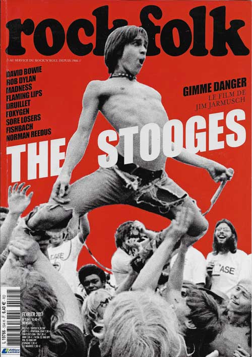 Rock & Folk n 594 - Fvrier 2017 The Stooges cover