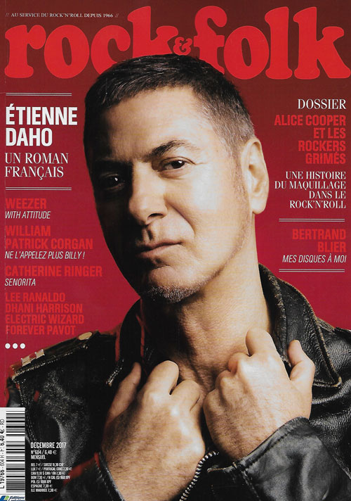 Etienne Daho Rock & Folk n 604 Dcembre 2017 cover