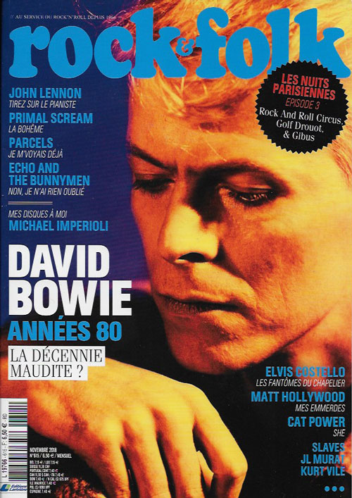 Rock & Folk n615 Novembre 2018 cover David Bowie