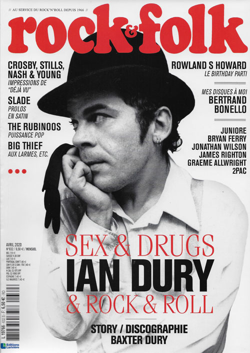 Rock & Folk n 632 Avril 2020 Ian Dury cover