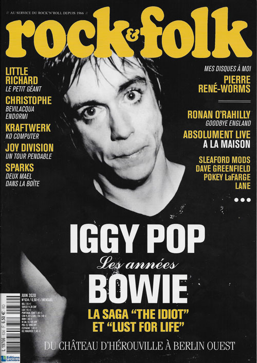 Rock & Folk n634 Juin 2020 Iggy Pop cover