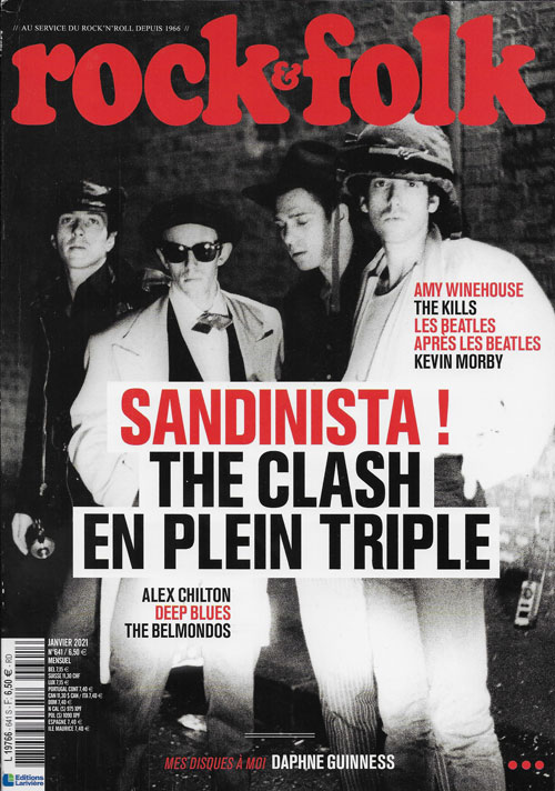 Rock & Folk n 641 - Janvier 2021 The Clash cover