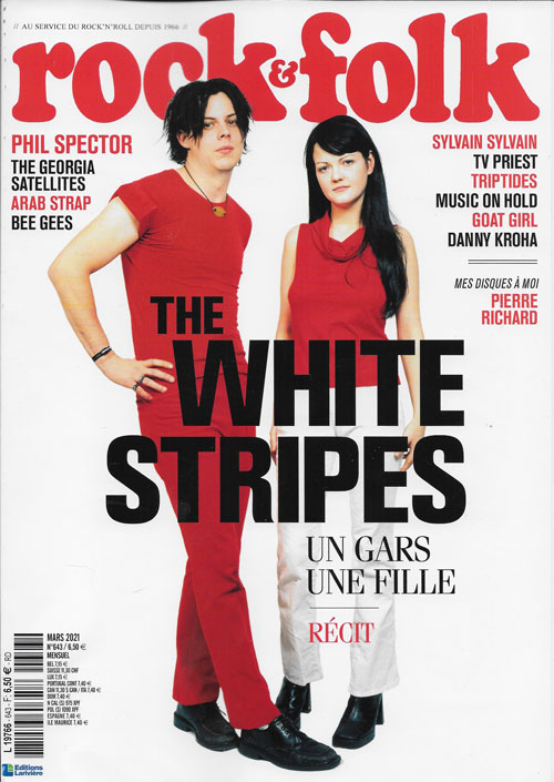 Rock & Folk n 643 Mars 2021 The White Stripes cover