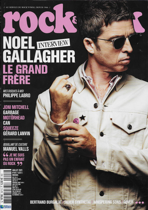 Rock & Folk n 647 Juillet 2021 Noel Gallagher cover