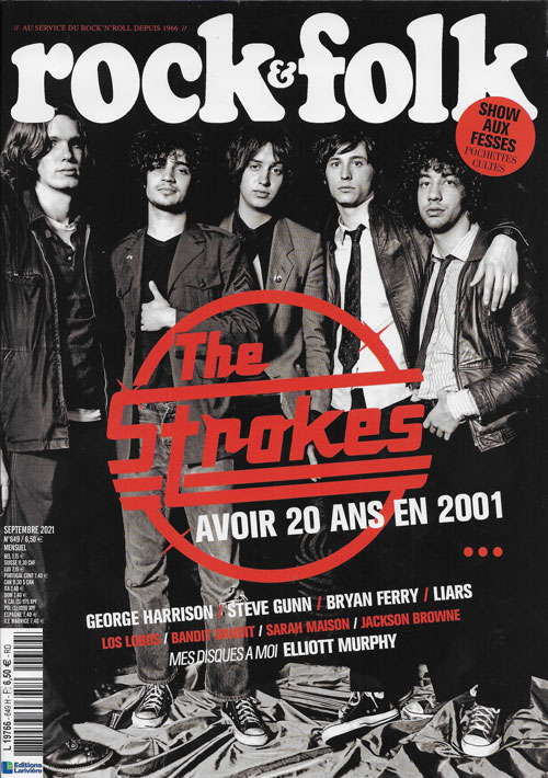 Rock & Folk n 649 Septembre 2021 The Strokes cover