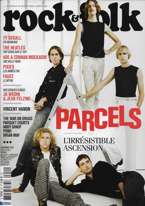 Rock et Folk n651 Novembre 2021 Parcels cover