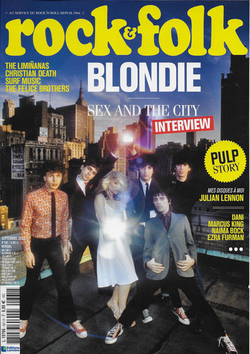 Rock & Folk n661 Septmebre 2022 Blondie