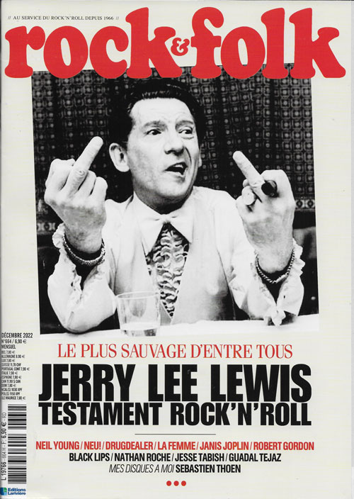 Rock & Folk n664 - Dcembre 2022 Jerry Lee Lewis