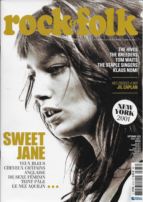 Rock & Folk n623 Septembre 2023 Jane Birkin