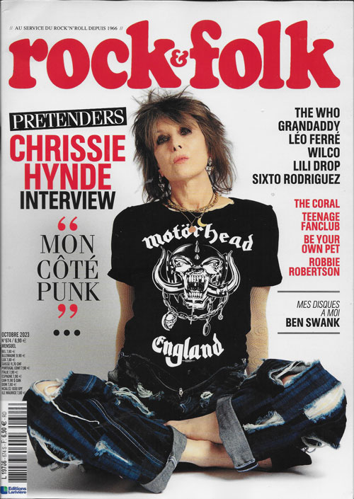 Rock & Folk n674 Octobre 2023 Chrissie Hynde cover