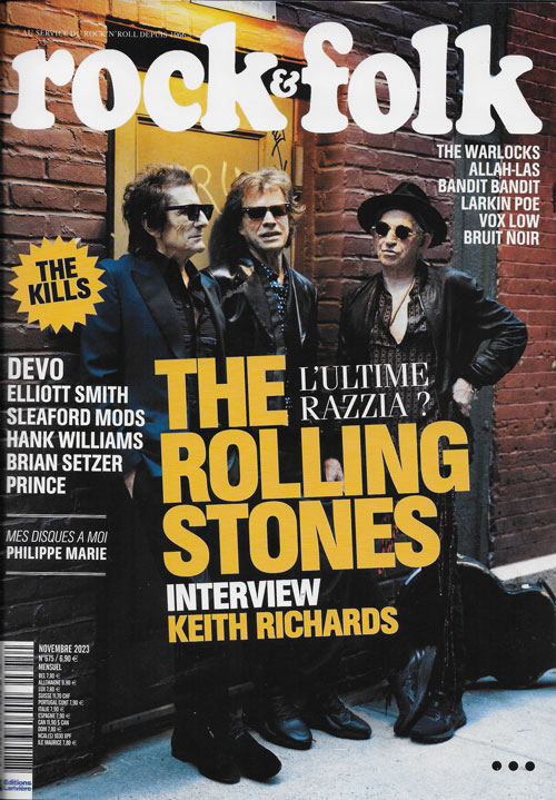 Rock & Folk n 675 Novembre 2023 The Rolling Stones