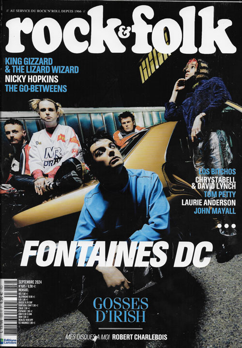 Rock & Folk 685 septembre 2024 cover Fontaines DC