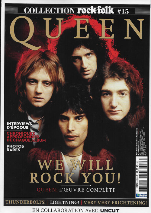 collection Rock & Folk #15 Queen Aout 2020