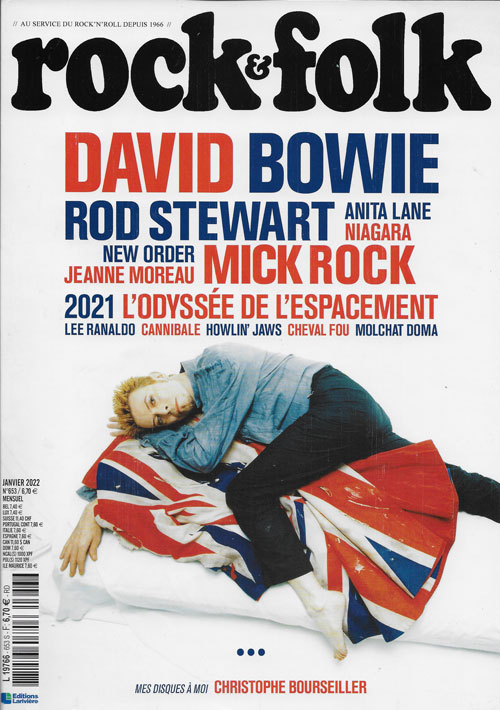 Rock & Folk n653 Janvier 2022 David Bowie cover