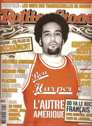 RollingStone n 5 Fvrier 2003 Ben Harper cover