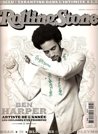 RollingStone n 13 Novembre 2003 Ben Harper cover