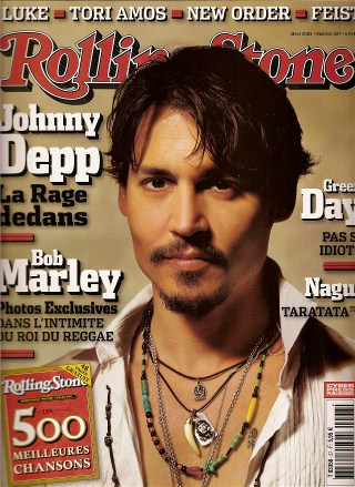 RollingStone n 27 Mars 2005 Johnny Deep cover