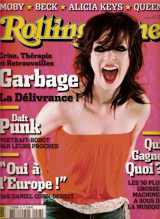 RollingStone n 28 Avril 2005 Garbage cover