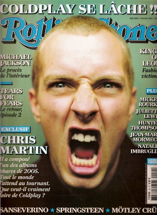 RollingStone n 29 Mai 2005 Chris Martin cover