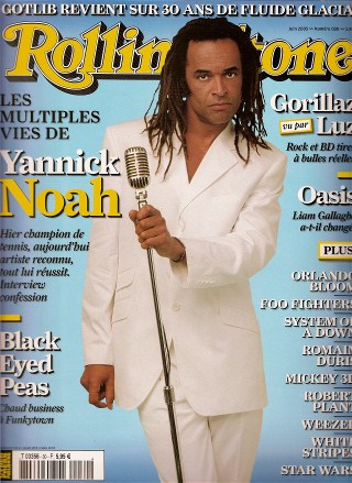 RollingStone n 30 Juin 2005 Yannick Noah cover