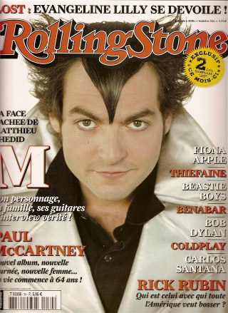 RollingStone n 34 - Novembre 2005 Matthieu Chedid M cover