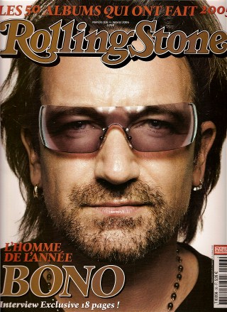 RollingStone n 36 Janvier 2006 Bono U2 cover