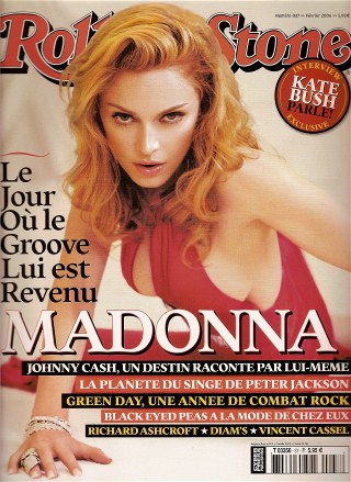 RollingStone n 37  Fvrier 2006 Madonna cover