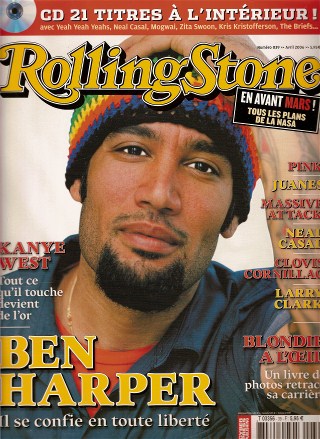 RollingStone n39 Avril 2006Ben Harper cover