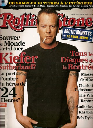 RollingStone n 43 - Septembre 2006 Kiefer Sutherland cover