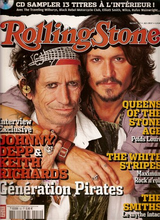 RollingStone n 52 - Juin 2007 Keith Richards et Johnny Depp cover