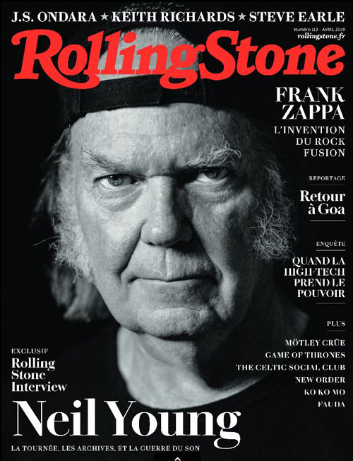 RollingStone n113 Avril 2019 cover Neil Young