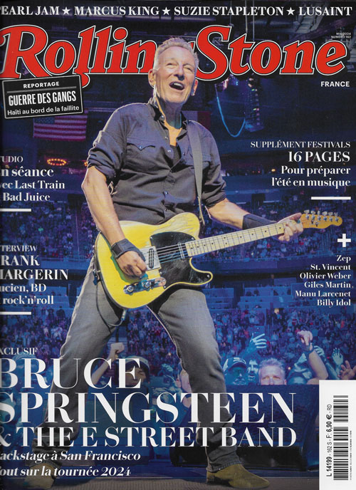 RollingStone FR 162 Mai 2024 Bruce Springsteen cover