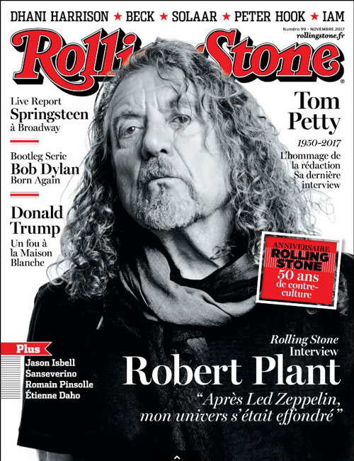 RollingStone (FR) 99 novembre 2017 cover Robert Plant