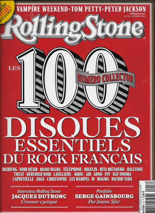 RollingStone hors srie n18 fvrier 2010 les 100 disques essentiels du rock franais