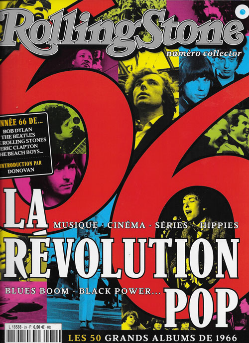 RollingStone hors série n° 29 66 la révolution pop cover
