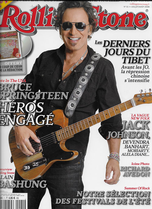 RollingStone n 1 - Juillet / Aot 2008 Bruce Springsteen cover