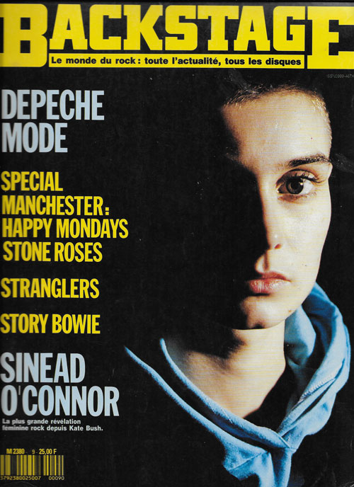 Backstage n 9 - Mars 1990 Sinead O Connor cover