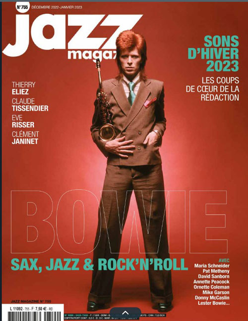 Jazz Magazine 755 Dcembre 2022 et Janvier 2023