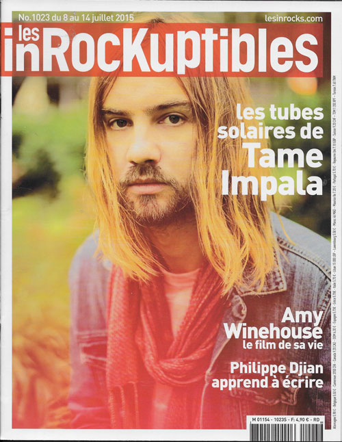 Les Inrockuptibles n 1023 Juillet 2015 Kevin Parker Tame Impala cover