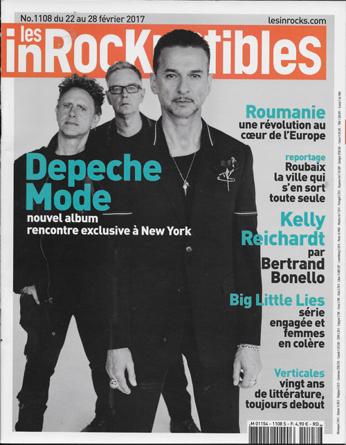 Les Inrockuptibles n 1108 Fvreir 2017 Depeche Mode cover