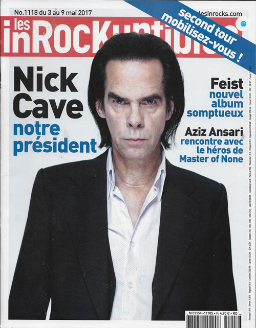 Les Inrockuptibles n 1118 Mai 2017 Nick Cave cover