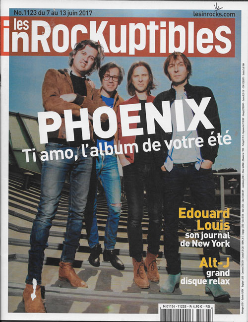 Les Inrockuptibles n 1123 juin 2017 phoenix