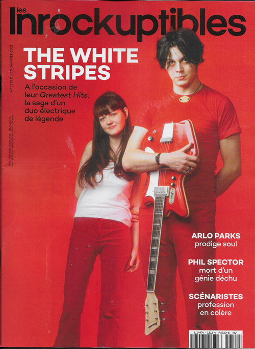 Les Inrockuptibles n 1312 Janvier 2021 The White Stripes cover