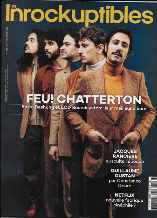 Les Inrockuptibles n 1316 du 17 02 2021 Feu ! Chatterton cover